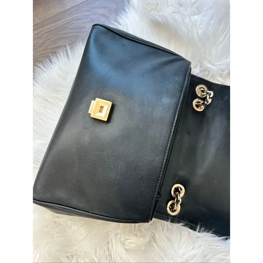 Michael Kors Parker Extra-Large Leather Shoulder Bag black stylish shoulder bag